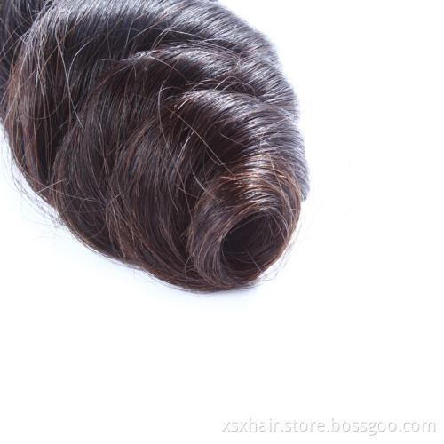 Darling hair 100 % natural brazilian loose deep wave human hair weave